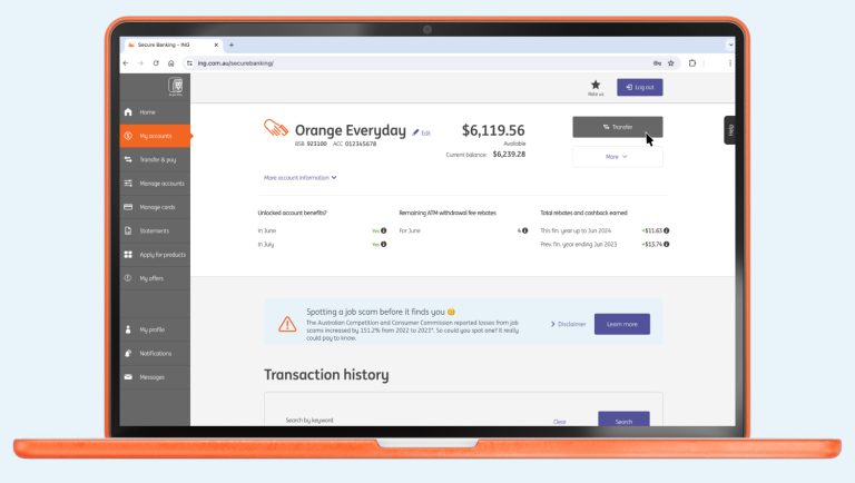 Transfer Help How do I transfer money? - ING Help Hub