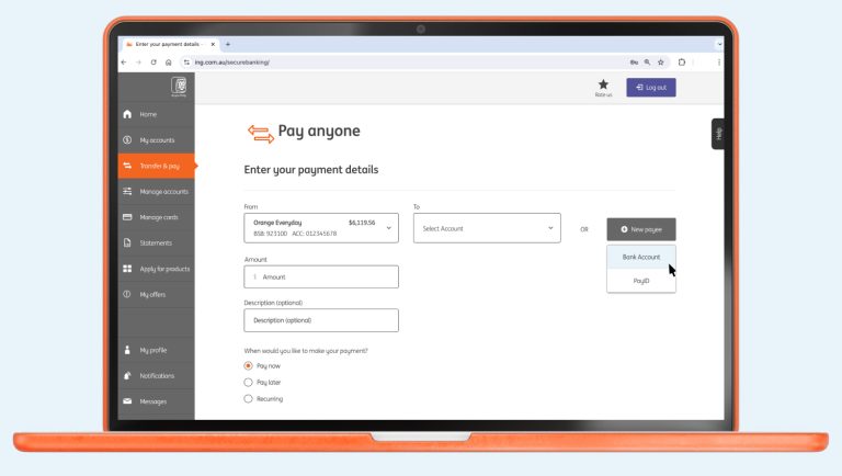 Ing Upload How do I transfer money? - ING Help Hub